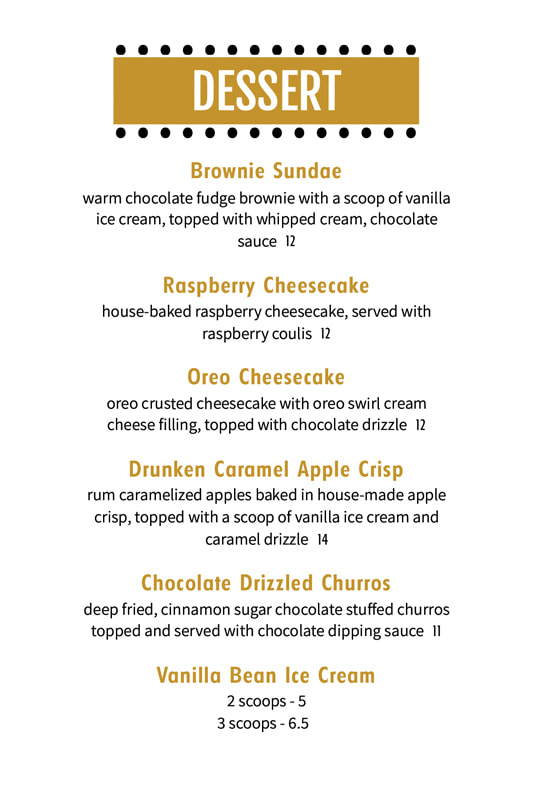 jacks dessert menu